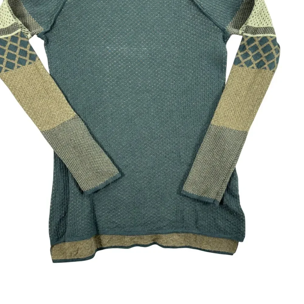 Krimson Klover Merino Wool Silk Hoodie Sweater M Gorpcore Après Ski Tunic
